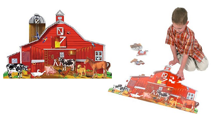 Melissa & Doug Farm Friends 32 pc Floor Puzzle Only $8.74! (Reg. $12.99)