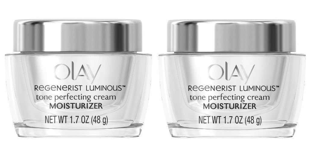 OLAY Regenerist Luminous Tone Perfecting Cream, 1.7 oz (Pack of 2)—$17.99!