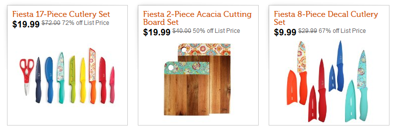 Fiesta For Your Kitchen! Starting at $9.99!