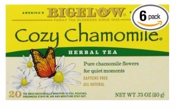 Pack of 6 Bigelow Cozy Chamomile Herbal Tea, 20-Count Boxes—$12.77 SHIPPED!