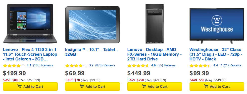 Best Buy FLASH SALE! Lots of great deals! Just 2 more hours!