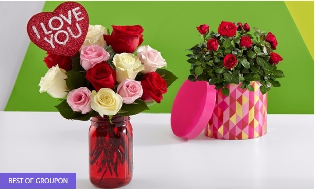 Flower Deliveries From $10.50 for Valentine’s Day!!