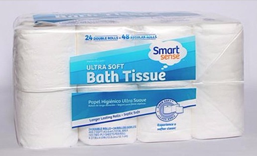 100% Back in SYWR Points on Select Smart Sense Products = FREE Toilet Paper!!