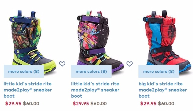 Stride Rite Sneaker Boots Only $29.95!!
