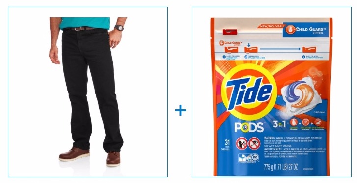 Faded Glory Men’s Jeans AND 31-ct Tide Pods Only $11.73!!