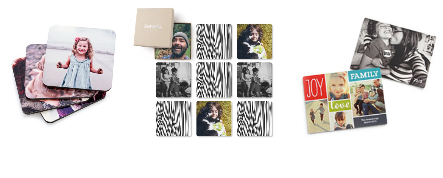 FREE Custom Coasters, Magnet, Memory Game, or TWO 8×10 Prints!