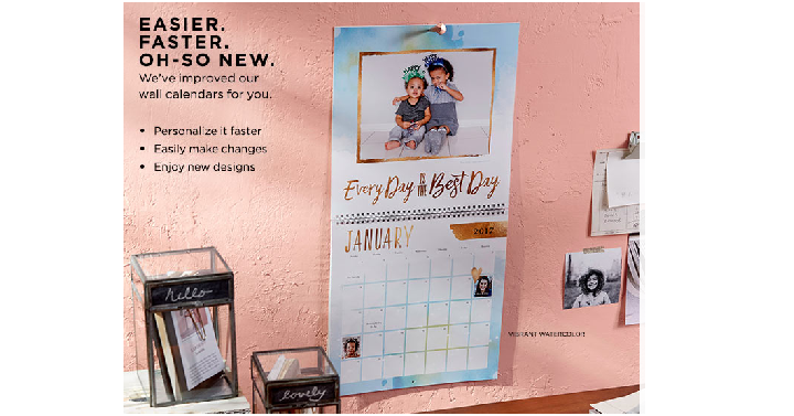 YAY! Shutterfly: Get a 12 Month 8×11 Calendar OR Easel Calendar for FREE! (Just Pay Shipping)