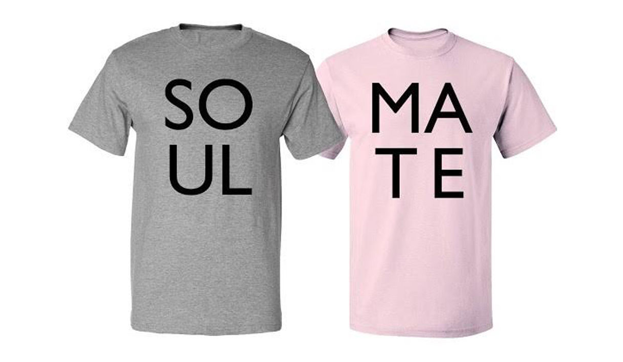 Super CUTE Matching Soulmate Tees Only $13.99!! Great V-Day Gift!