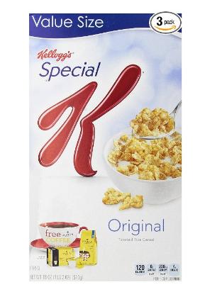 Special K Cereal, Original, 18-Ounce Boxes (Pack of 3) – Only $6.27!