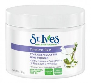 St. Ives Timeless Skin Facial Moisturizer, Collagen Elastin 10 Oz – Only $4.08!