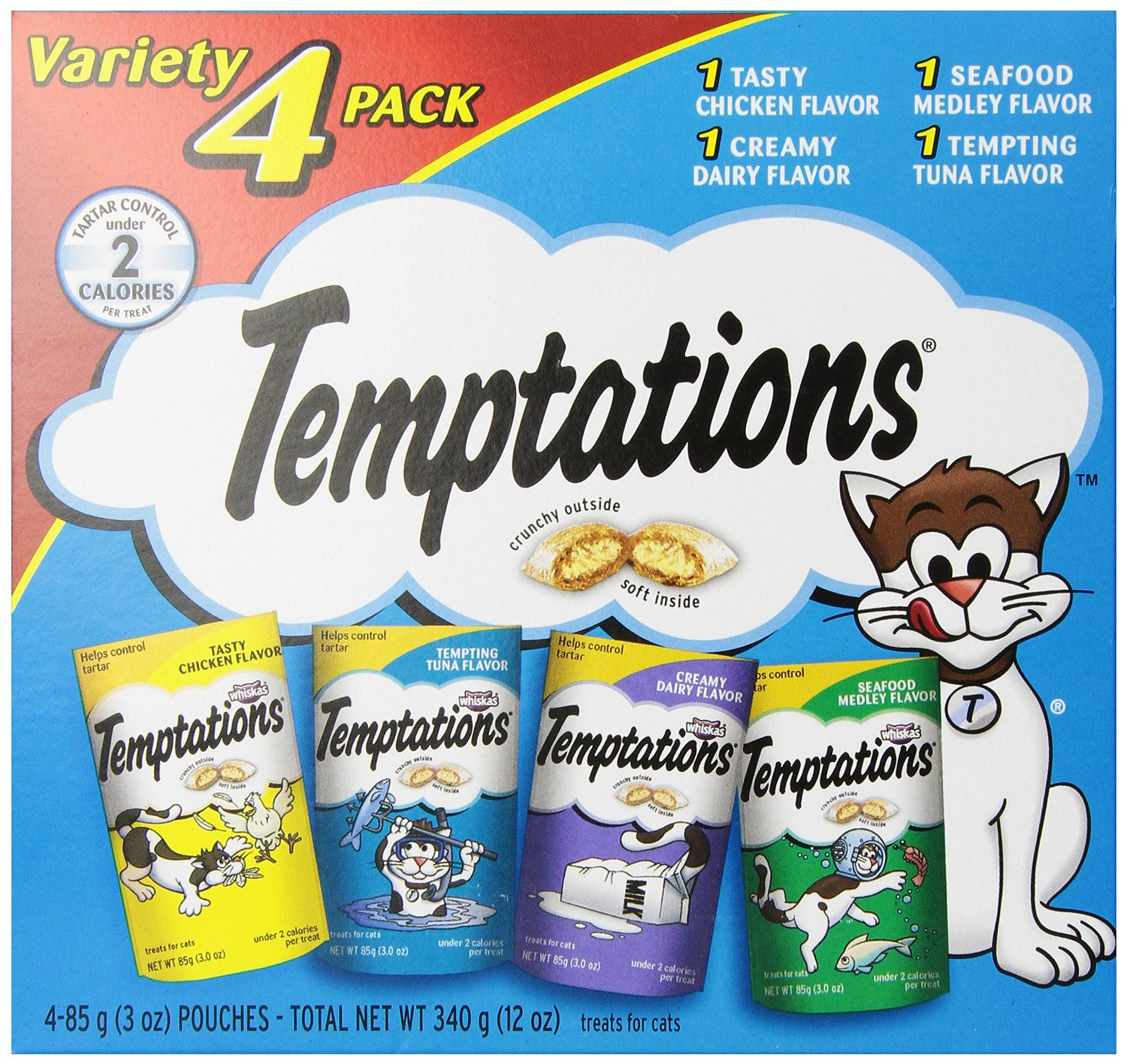 Temptations Classic Cat Treat 4-Pack ONLY $4.92!!
