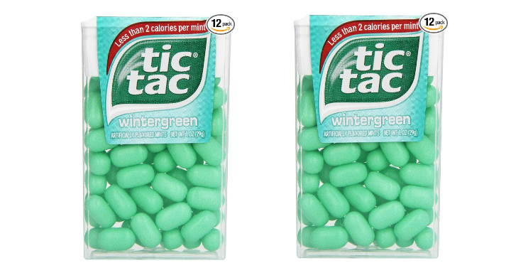 Tic Tac Wintergreen Singles 1 Ounce (Pack of 12) Only $7.20 Shipped! That’s Only $0.60 Each!