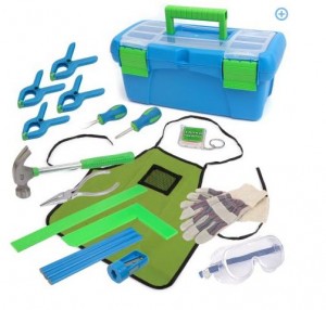 Kids 18-Piece Tool Set with Blue Toolbox – Only $17.87! (Reg. $29)