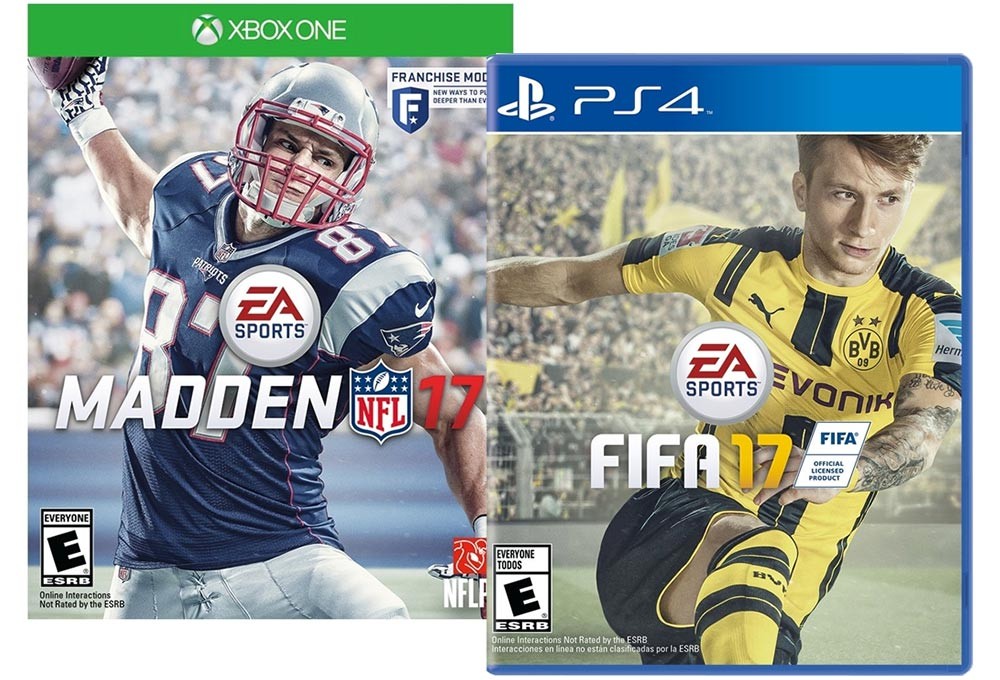 Save $20 or $30 on Madden NFL 17 and FIFA 17!