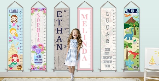 Personalized Canvas Growth Charts – Just $27.99!