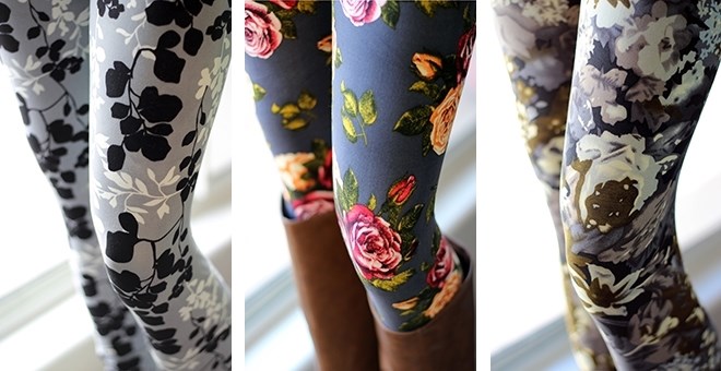 So cute from Jane! Ultra Soft Print Leggings! Extended Sizing Included! Just $8.99!