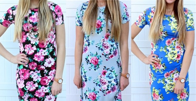 Spring Floral Tee Dresses – Just $21.99 at Jane!