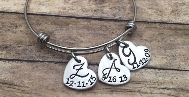 Personalized Initial Bangle Blowout – Just $9.99!