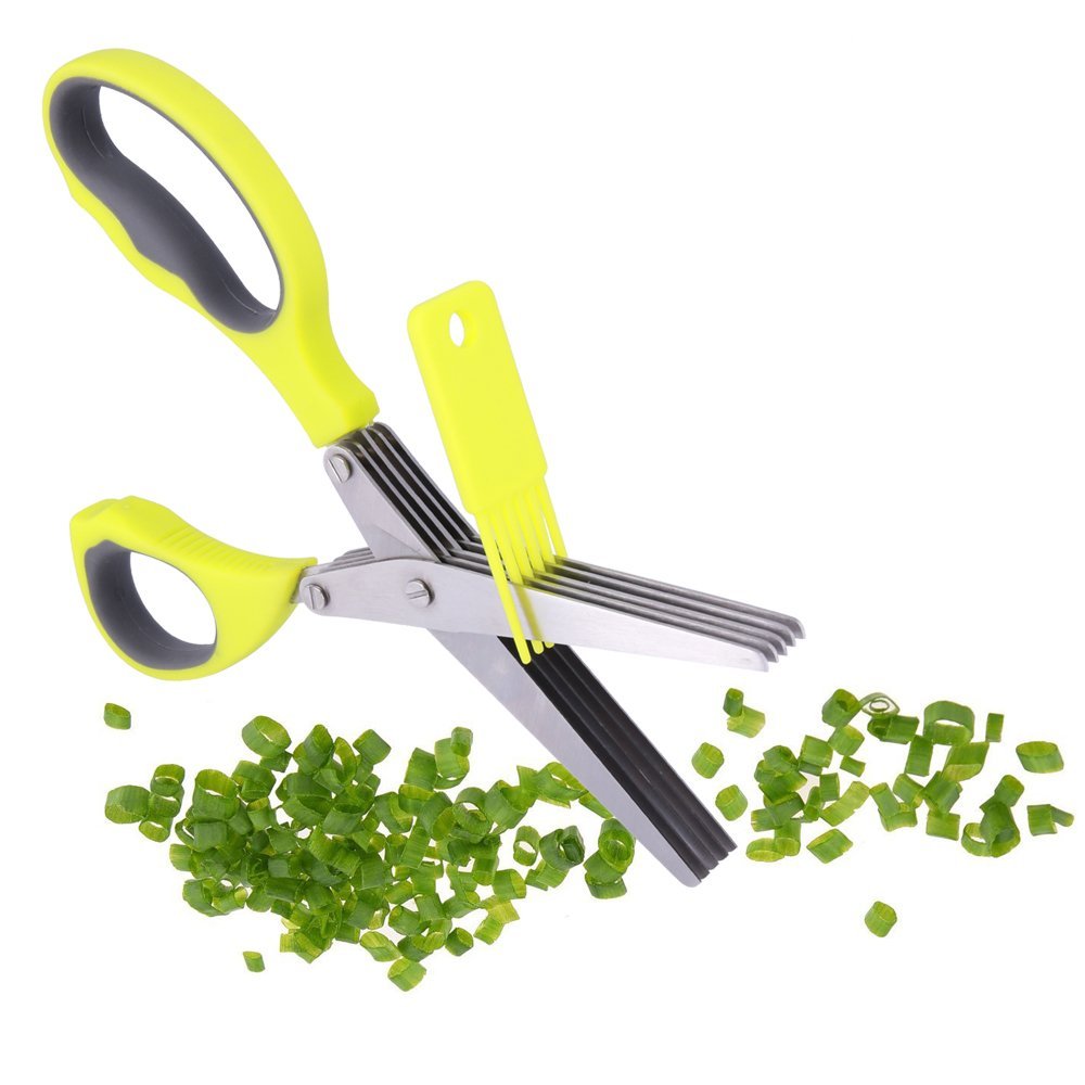 Herb Scissors 5 Blade Multipurpose Kitchen Shears – Just $9.99!
