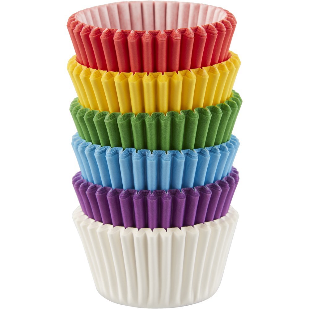 Wilton 150 Count Rainbow Mini Cupcake Liners – Just $2.47!