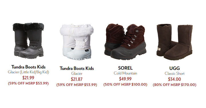 6PM Winter Clearance Sale! Totes Boots Only $18 (Reg. $59.99) and More!