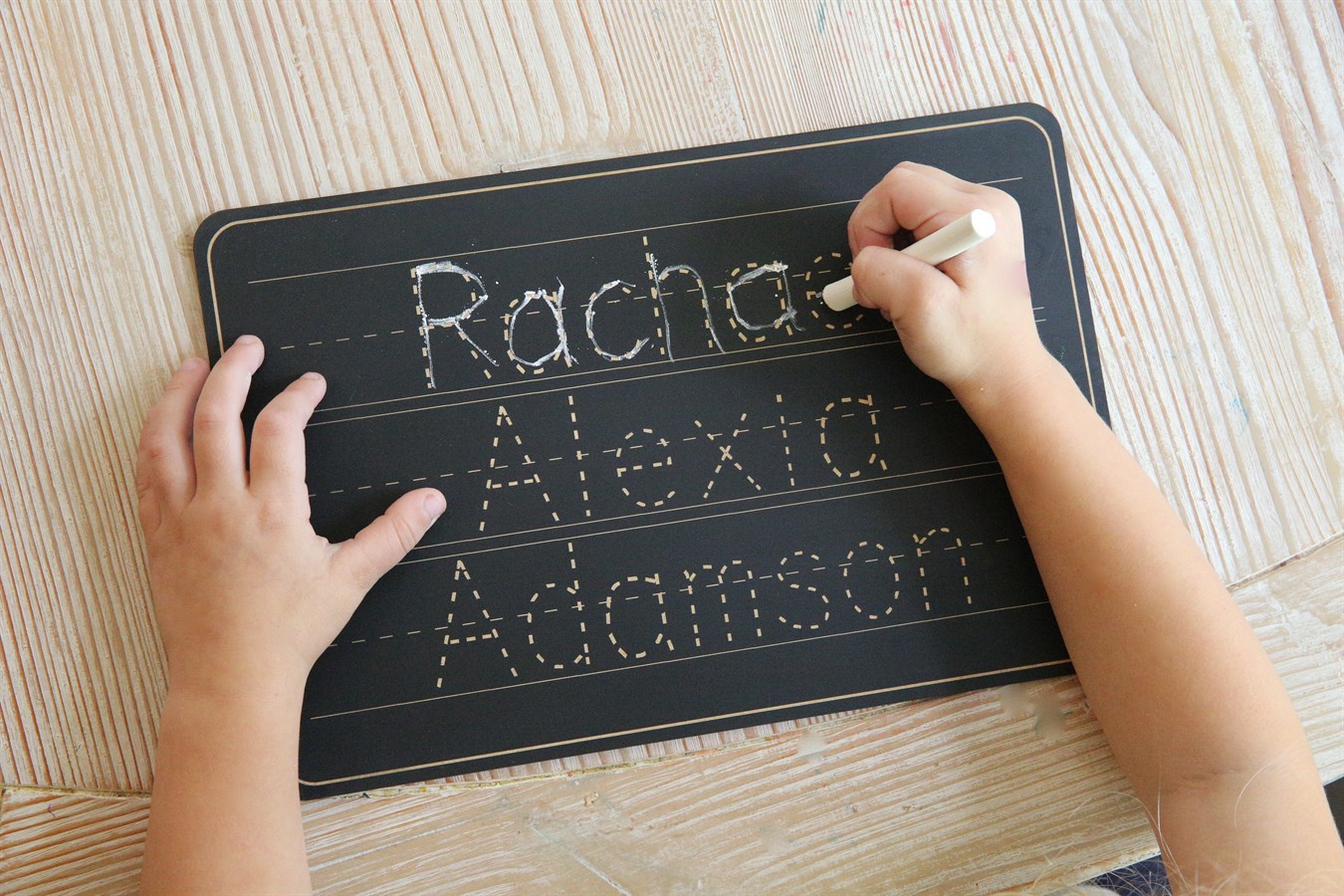 Personalized Name Trace & Erase Chalkboard Only $9.99!