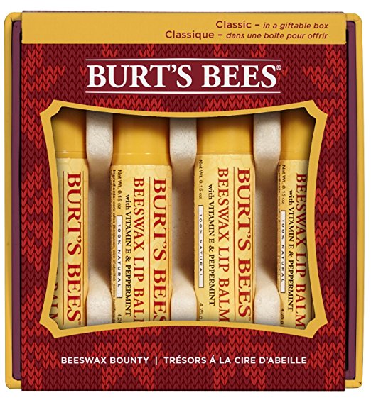 Burt’s Bees Beeswax Bounty Gift Set, 4 Lip Balms – Just $6.29!