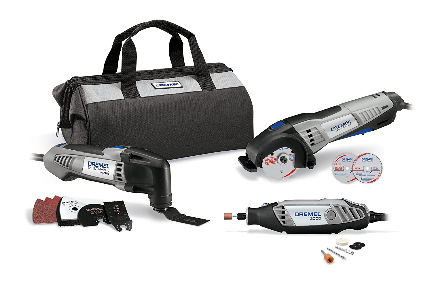 Dremel Ultimate 3-Tool Combo Kit with 15 Accessories and Storage Bag – Just $139.00!
