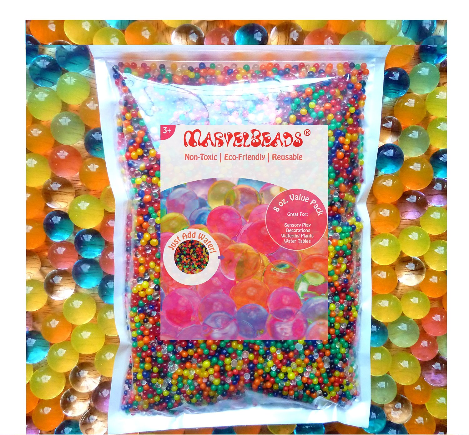 MarvelBeads Water Beads Rainbow Mix – 20,000 beads – Just $6.99!