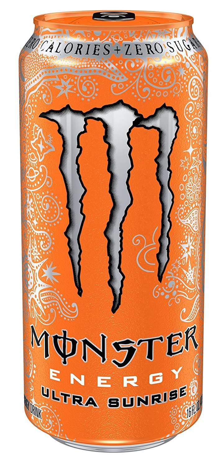 Monster Energy, Ultra Sunrise Drinks, 16 Ounce  – Pack of 24 – Just $31.98!