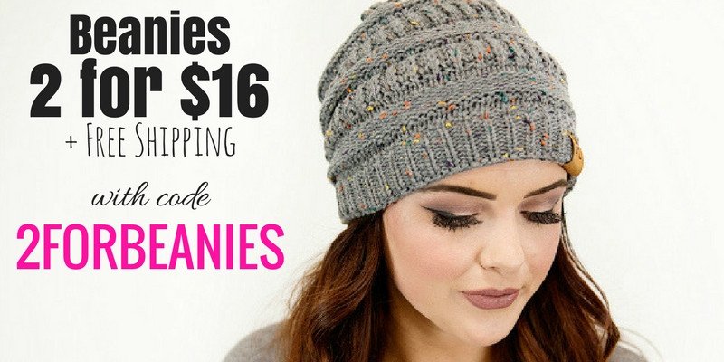 Cents of Style – 2 For Tuesday –  2 Beanies for $16! FREE SHIPPING!