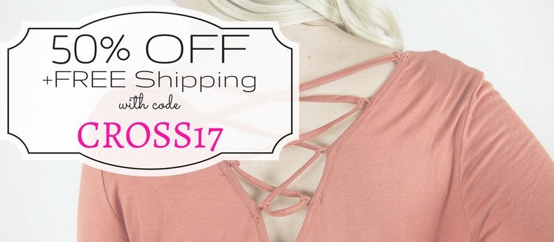 Style Steals at Cents of Style – Criss Cross Trend for 50% Off – Starting under $10! FREE SHIPPING!