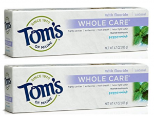 Tom’s of Maine Peppermint Toothpaste 2-Pack Just $4.63 Shipped!