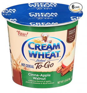 Cream of Wheat Hot Cereal to Go, Cinna-Apple Walnut 6-Pack Just $6.31!