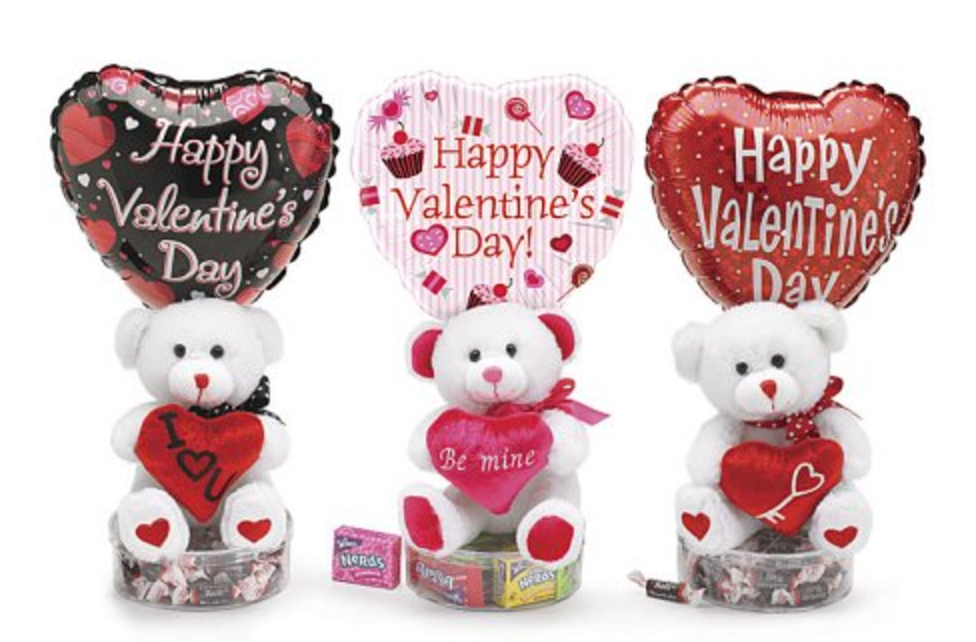Teddy Bear Hugs Valentine Gift Basket Just $25.55!