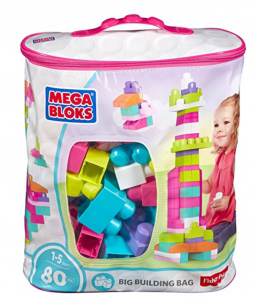 Prime Exclusive: Mega Bloks First Builders Big Building Bag Pink Just $10.00!