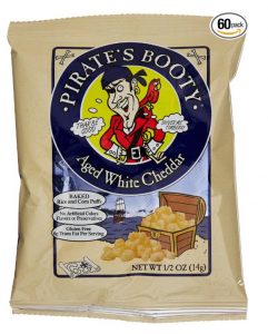 Pirate’s Booty Aged White Cheddar 0.5oz 60-Count $27.94!