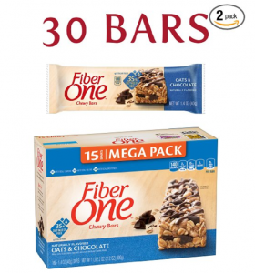 Fiber One Chewy Bars Oats and Chocolate 30-Count 2-Pack Just $9.95!