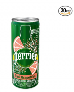 Perrier Sparkling Natural Mineral Water Pink Grapefruit 30-Count Just $11.37!