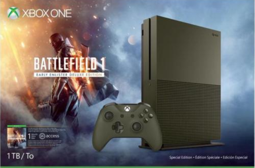 Xbox One S 1TB Console Battlefield 1 Bundle Just $259.99 Shipped!