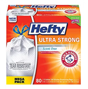 Hefty Ultra Strong 13-Gallon Trash Bags 80-Count Just $12.83 Shipped!