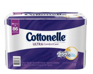 Cottonelle Ultra ComfortCare Toilet Paper Family Roll 36-Count Just $16.99!