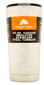 Ozark Trail Outdoor Equipment 20 oz. Vacuum Insulated Stainless Steel Tumbler Just $7.74!