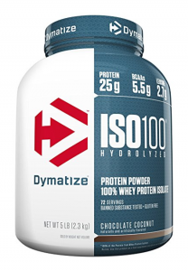 Dymatize Iso 100, Chocolate Coconut 5lb Whey Protein Just $19.42!