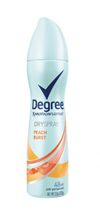 Degree Women Antiperspirant Deodorant Dry Spray Peach Burst Just $2.23!