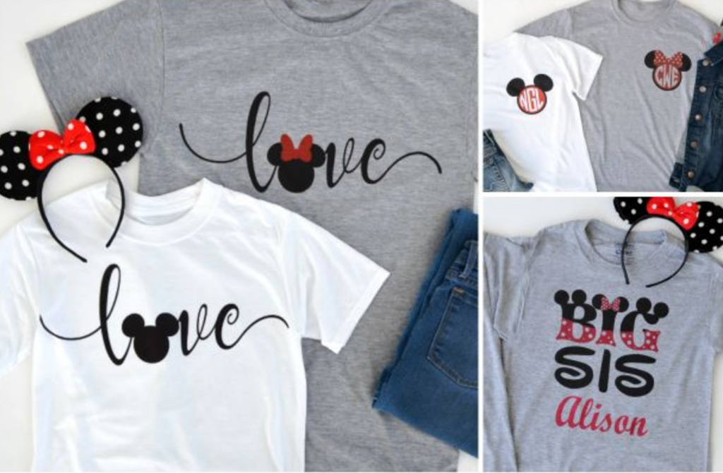 Custom Mickey/Minnie Inspired Shirts for the Family Just $12.99!