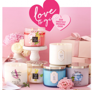 Bath & Body Works 3-Wick Candles Just $13.50! Plus, $10 Off Orders Of $30 or More!