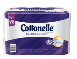 Cottonelle Ultra ComfortCare Toilet Paper 36-Count Just $16.99!
