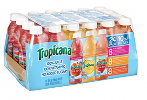 Prime Exclusive! Tropicana 100% Juice 3-Flavor Variety Pack 10oz 24-Pack Just $11.40!