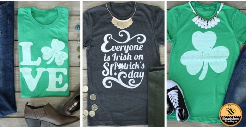 Shamrock Tee’s 3 Styles & 3 Different Colors Just $13.99!